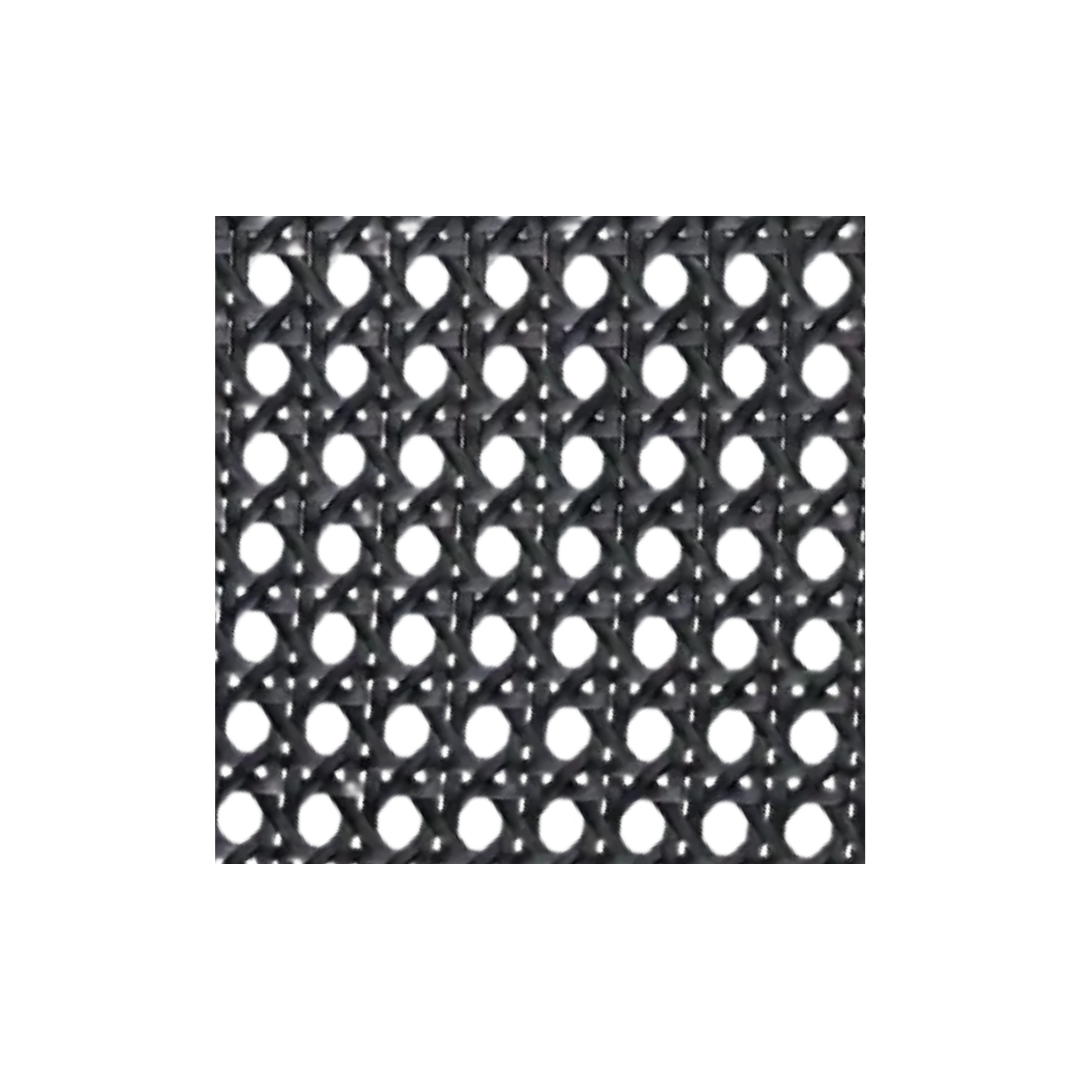 Mètre linéaire en cannage HDPE - Noir