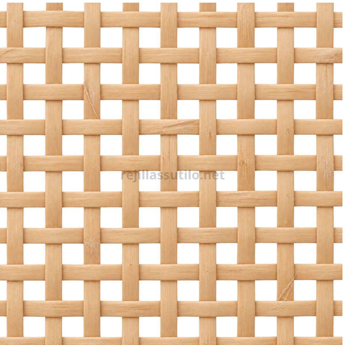Palhinha Natural em Quadrícula 6 × 6 mm