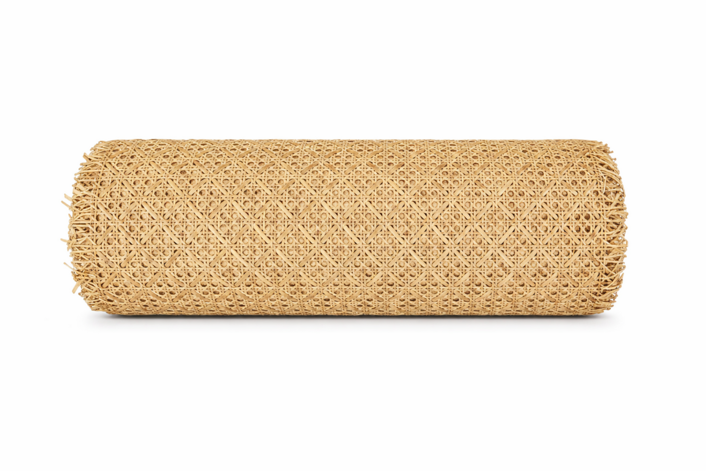 Tejido de ratán natural rombo cuadriculado 60 cm por metros para restauración y decoración